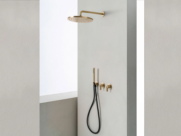SWING 596230 - Shower mixer with overhead shower by QD Magistro Lab - view 3